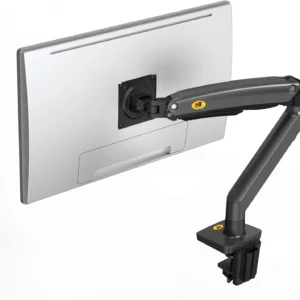 Ergosolid – Support écran PC 22–35” à ressort à gaz (2–12 kg), montage bureau pro