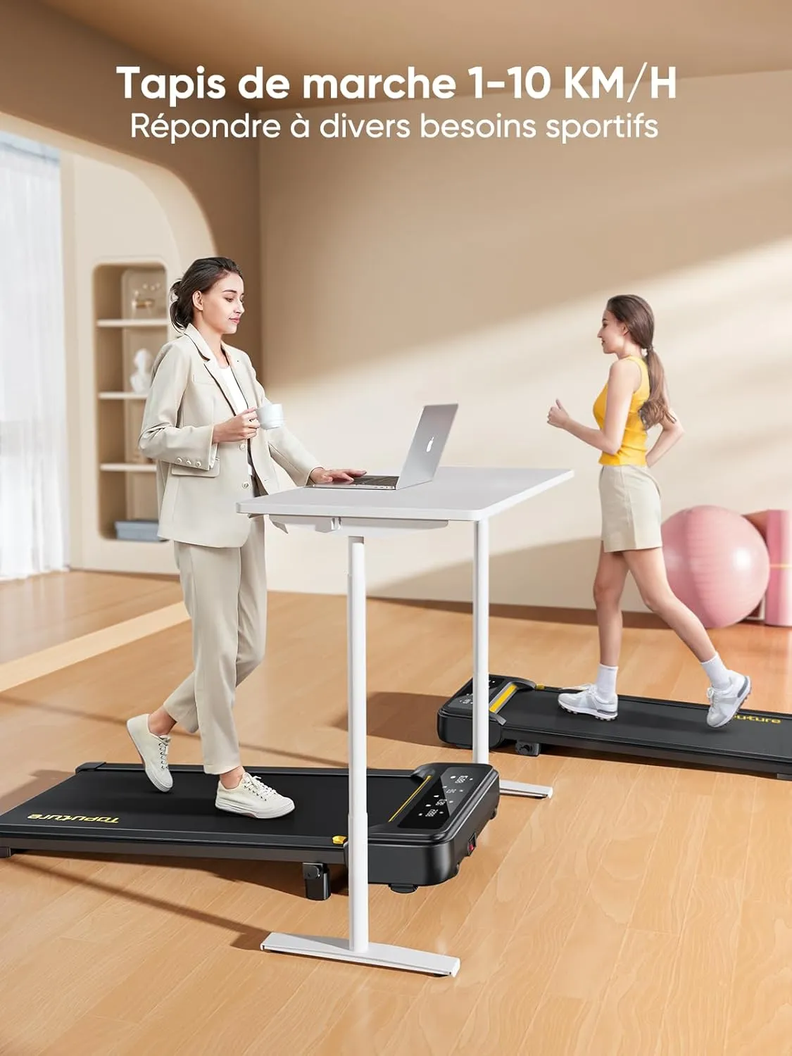 Toptuture Tapis 10 km/h, 2.5 HP